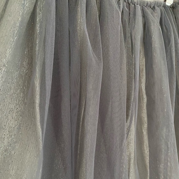 Gap Grey/Silver Tulle Skirt - Picture 2 of 5
